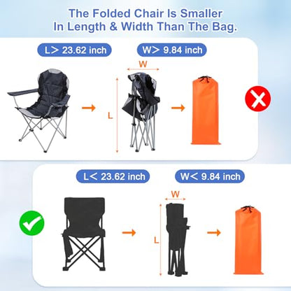 2 Pcs 24 x 10 Inch Tripod Monopod Case Bag, Oxford Cloth Foldable Tripod Carrying Case Bag with Drawstring, Fits Speaker/Light Stand/Studio/Outdoor/Travel/Camping, Orange - size: 24x10 Inch