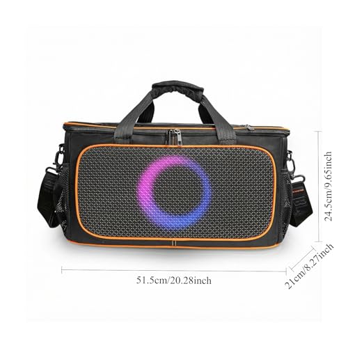 Carrying Case Compatible with JBL PartyBox On The Go 2 Plus,Travel Storage Bag Fits for JBL PartyBox On-The-Go Essential Protable Party Speaker and Wireless Mic(Bag Only,No Shoulder Strap)