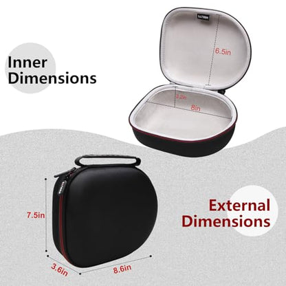 Case for Audio-Technica ATH-M20x/Raycon/JBL/Sony/Anker Headphone Rose Gold | Carrying Travel Headphone Case Hard Shell for Over Ear Headphone - color: Rose Gold