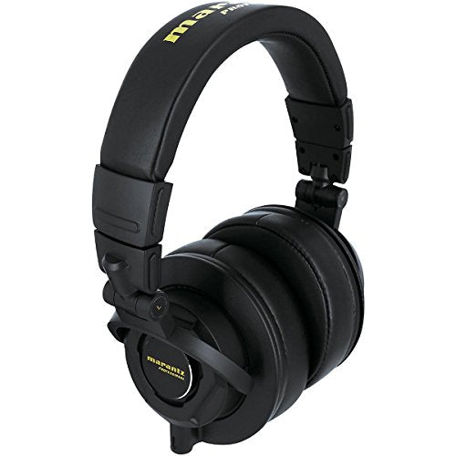 Marantz Pro MPH-2 Monitor Headphones, Enclosed, Wired, Over-Ear Headphones, Diameter 2.0 inches (50 mm) Driver, Folding, Musical Instrument Practice, Distribution, Gaming, Telework - style: 50mm headphones