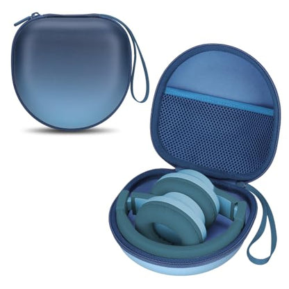 Kids Headphone Case for Candy Bila Gradient Deep Blue(Case Only) | for iClever BTH12 HS19 BTH20 BT22 /JBL/Acer/JoySpark/ADOOPE/Voopwink/MIDOLA/EarFun/IMYB/noot Products Kids Headphones - color: Gradient Deep Blue
