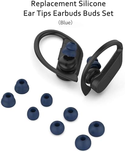 Adhiper Replacement Ear Tips for Beats Powerbeats Pro Earbuds, Blue - color: Blue