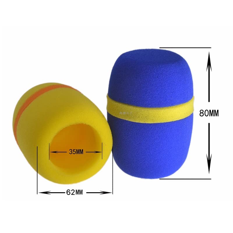 5 Pack Thick Microphone Windscreen Cover Foam for Sennheiser Wireless Handheld Transmitter