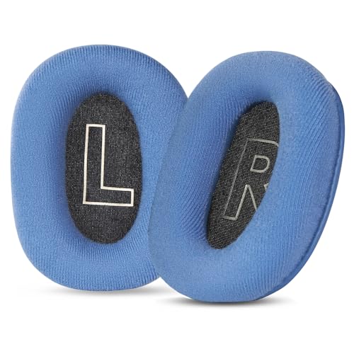 Earpads Replacement Ear Pads Compatible with OneOdio A70 A71 Wireless Over-Ear Headphone Upgrade Velour Cushions Noise Isolation Foam Blue