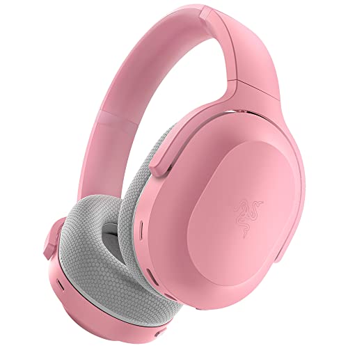 Razer Barracuda Wireless Gaming & Mobile Headset, 2.4GHz + Bluetooth, Pink | Integrated Noise-Cancelling Mic, 50mm Drivers, 40 Hr Battery, for PC, PlayStation, Switch 2, Android, iOS - color: Pink, size: Standard, style: Barracuda