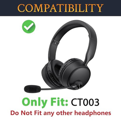 SOULWIT Mesh Earpads for LEVN CT003 - Black