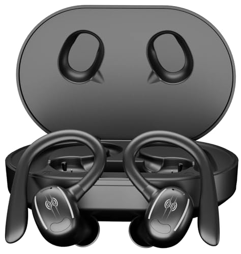 Wireless Ear-Hook TWS Earphones Compatible with Samsung Galaxy S26/Plus/Ultra - Bluetooth Earbuds Over the Ear Headphones True Stereo Charging Case