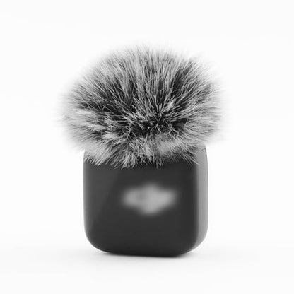 LEFXMOPHY Windscreen for DJI MIC MINI (2024) Wireless Microphone Furry Wind Muff Deadcat Cover (Not for Dji Mic 1 and 2) - color: 1pc Grey