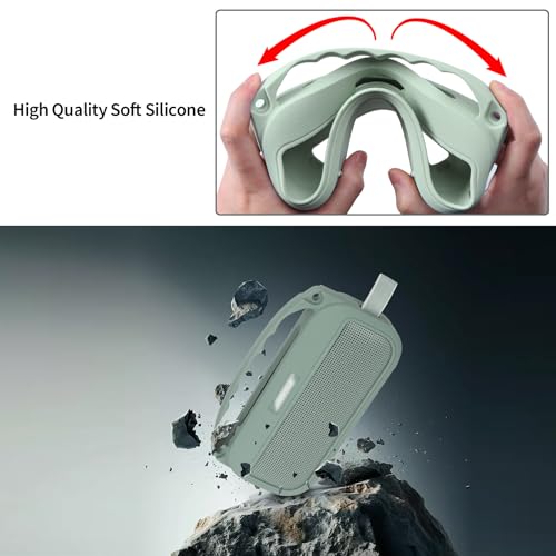 Silicone Cover Compatible with Bose SoundLink Flex 2nd Gen/Bose SoundLink Flex Portable Speaker (Alpine Sage) - color: Alpine Sage, size: Silicone Cover