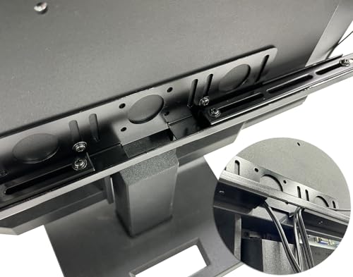 Nagao Seisakusho NB-SPKR-VESA Speaker Stand Compatible with Monitor Arm VESA Computer Monitor Speaker Installation