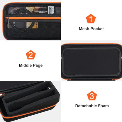 Canboc Microphone Case for JBL Wireless Two Microphone System, Black