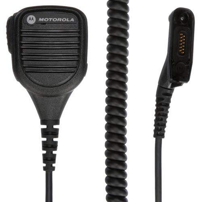 Motorola PMMN4069A Remote Speaker Microphone with Impres Audio (Black) - color: PMMN4069A