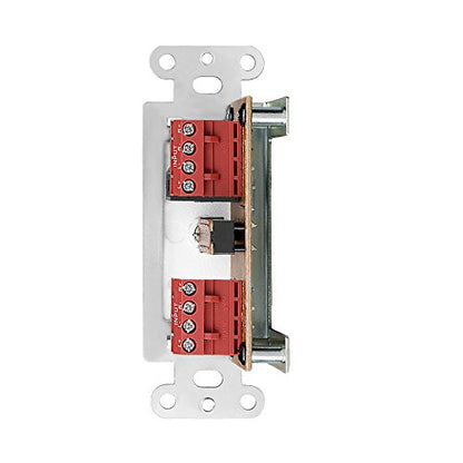 OSD Audio in Wall Speaker Selector A/B Switch, Select from 2X Speaker Pairs White AB12 - size: 100-Watts