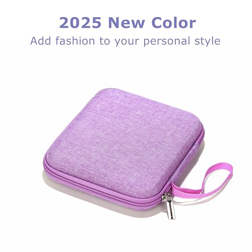 Ginsco Ultra-Slim Case Compatible with JBL Tune 510BT Bluetooth Headphones, with JBL Tune 520BT/670NC Live 460NC, Wireless On-Ear Headphones, Travel Carrying Headphone Case (Purple) - color: Purple