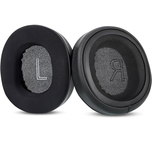 Cooling Gel Replacement Earpads Compatible with Razer Nari/Nari Essential/Nari Ultimate/Kraken Kitty/V3/V4/Pro/X Gaming Headset Ear Pads Cushions with Breathable Ice Silk Fabric- Black