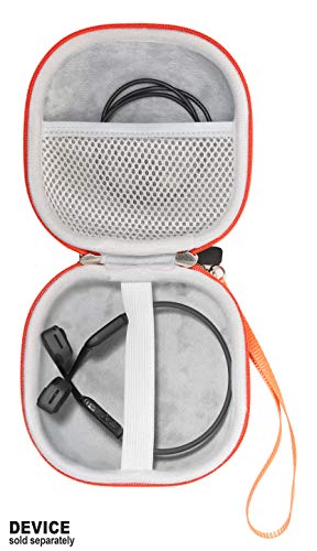 Bone Conduction Headphone Case for Aftershokz Aeropex Trekz, Trekz Mini, Trekz Air, Bluez 2, 2S, KSCAT, Sades, DIGICare, allmity, Shokz openrun, openrun pro/Mini, openmove - color: Orange