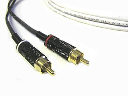 Custom Cable Connection 6 Foot Stereo RCA Plenum CL3P Audio Cable Male to Male 31092P - size: 6 Foot, style: RCA to RCA