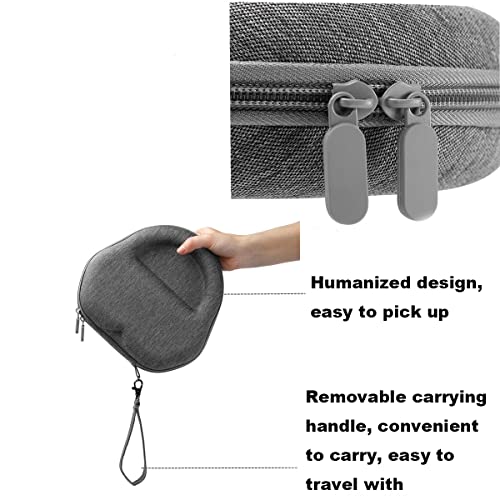 Storage Bag for Airpods Max Wireless Headset - Travel Carrying Case Waterproof EVA Headphone Protective Cover Box Hand Strap Design