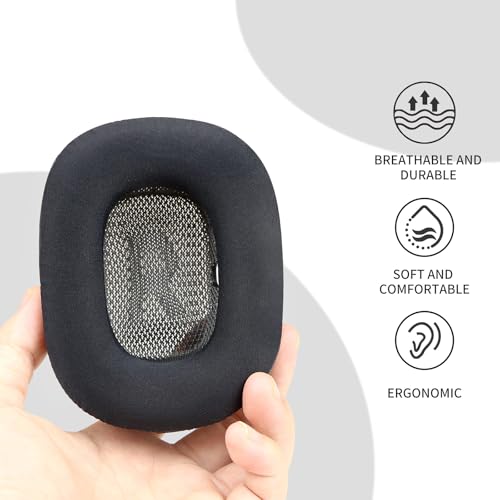 Ear Cushions for AirPods Max 1 & 2 Over-Ear Headphones,Cooling Gel Earpads Covers Cups Pads with Memory Foam and Ice Silk Cloth-Black