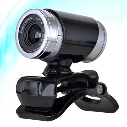 NOLITOY USB 720P Webcam with Microphone and Clip, Black Plastic Camera | Built in Noise Reduction, 30FPS Video, USB 2.0 Connection, for Teleconference and Photo Use
