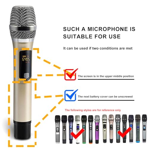 Wireless Microphones Handle Sleeve Rubber Handle Covers for KTV Singers Rubber AntiDrop Protective Covers - color: Blue