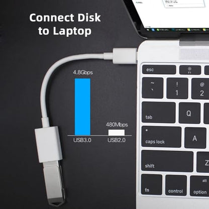CY Type C USB-C to Standard Type-A USB3.0 Female Adapter Compatible with MAC Laptop Tablet Phone - style: USB