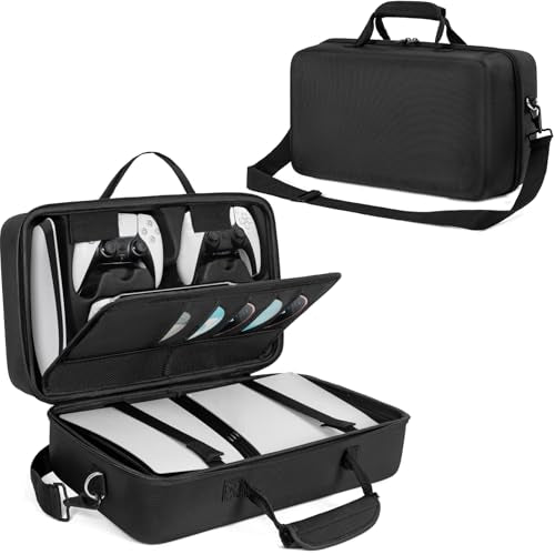 OUUTMEE Hard Shell Carrying Case Compatible with PS5 Pro - size: For PS5 Pro