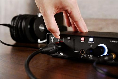 Yamaha 2-in/2-out USB-C Audio Interface with 24-bit/192kHz Support, 1 Combo/1 TRS inputs, Direct Monitoring, Loopback, and Steinberg Software Suite, Black UR12MK3 B - color: Black, style: UR12MK3