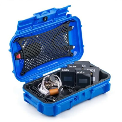 Evergreen | in Ear Monitor Protective Cases for IEM - Compatible with KZ ZS10 Pro, ZST, ZEX, AS10, AS16, ZSN Pro X, YINYOO, TANGZU, Moondrop, Shure SE215, Airpods (56 Blue) - color: 56 Blue