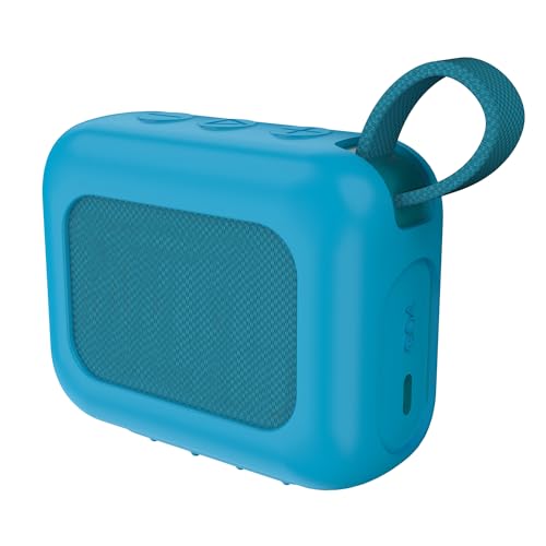 Soft Silicone Cover Case for JBL Go 4 | Carrying Skin Sleeve Bag Accessories for JBL Go 4 Portable Speaker with Bluetooth,Blue