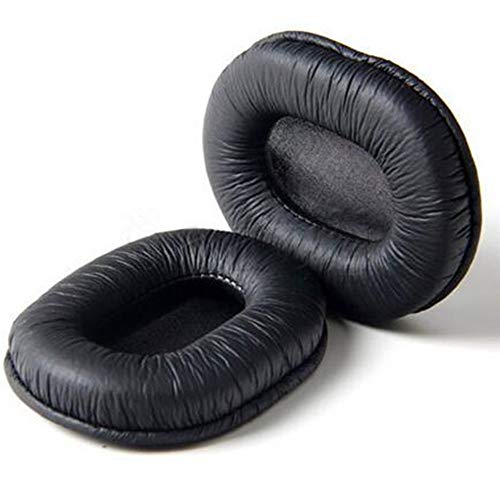 Replacement Headphone Earpads Ear Pads Cushions Compatible with Sony MDR-7506,MDR-7806,MDR-V6,MDR-CD900ST Headset (Black) - color: Black