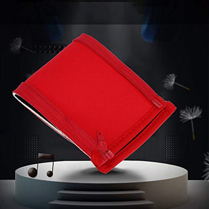 Semme Replacement Headset Earphone Cushion Headband Pad Cover for Iron M50 Soft Protein Skin Zippered Design for Noise Reduction Slip Comfort (Red) - color: Red