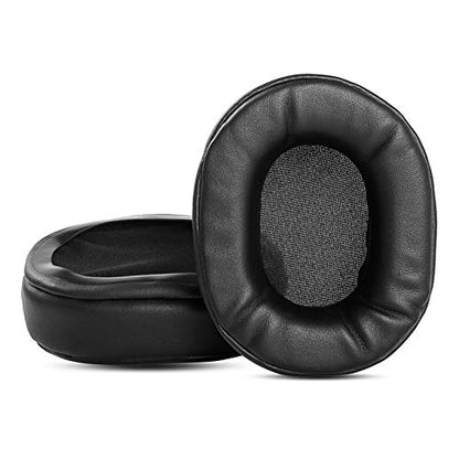 Earpads Cushion Ear Pads Pillow Replacement Compatible with Pioneer SE-MS7BT SE MS7BT Headset Headphones (Black) - color: Black