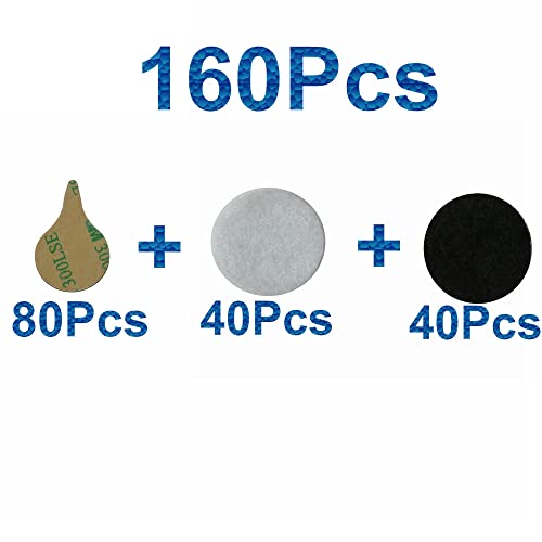 Lavalier Microphone for Hiding Lavalier Musical Mic and Reduce Wind Noise, Pack of 80 Stickies and 80 Fabric Discs