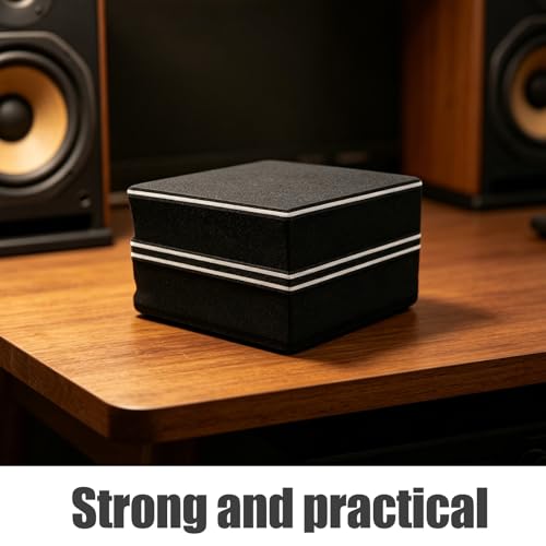 Sound Dampening Speaker Riser Foam - Audio Acoustic Noise Isolation Platform Pads Recoil Stabilizer For Studio Monitor, Subwoofer, Loud Speakers - size: 20.00X20.00X10.00CM
