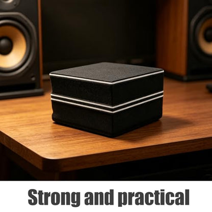 Sound Dampening Speaker Riser Foam - Audio Acoustic Noise Isolation Platform Pads Recoil Stabilizer For Studio Monitor, Subwoofer, Loud Speakers - size: 20.00X20.00X10.00CM