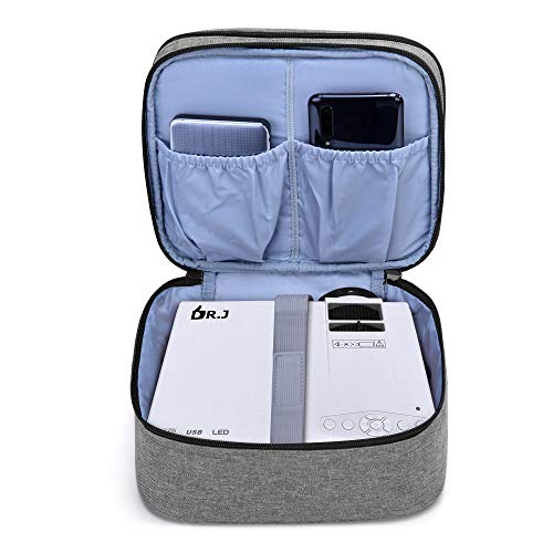 LUXJA Carrying Bag Compatible with DR.J Mini Projector, Gray - color: Gray
