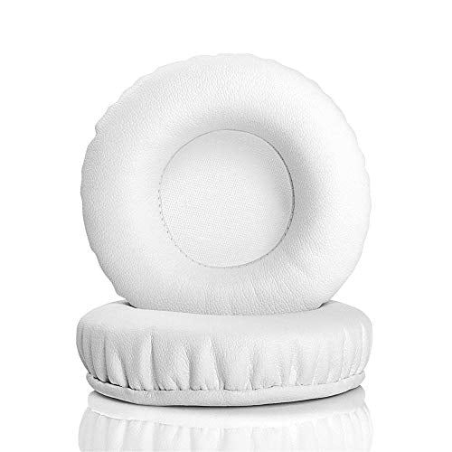 Ear Pads Cushions Cups Replacement Foam Earpads Compatible with Sony MDRZX110NC MDR ZX110NC Noise Cancelling Headphones (White)