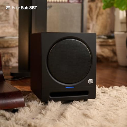 PreSonus Eris Sub 8BT — 8" Inch Powered Subwoofer, Powered Sub, Active Subwoofer, Wireless, Bluetooth, Home Audio, Bass Speaker, Home Theater, Music Production, Gaming | Active Subwoofer, Wireless, Bluetooth, Home Audio, Bass Speaker, Home Theater, Music