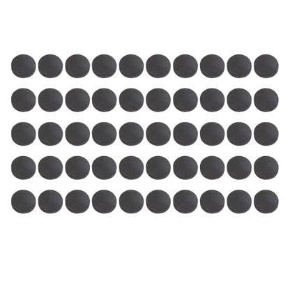 50Pcs Black EVA Foam Vibration Soundbar Isolation Pads Non Slip Thickened Adhesive Shock Absorption Pads Studio Monitors(40 * 10mm) - style: 40*10mm