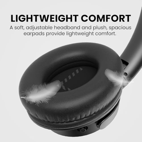 Avantree Ensemble - Wireless Headphones for TV Watching for Seniors | Easy Setup & Charging Dock, Works via Optical, AUX or Bluetooth on Compatible TVs, 35H Playtime, Comfortable Fit