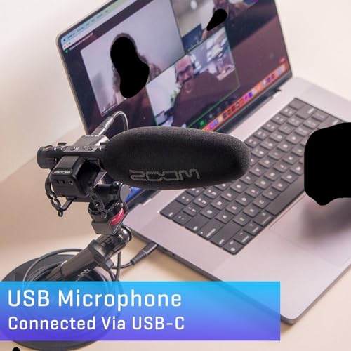 Zoom M3 MicTrak Stereo Shotgun Microphone and Recorder Bundled with 128GB microSD Card, Hi-Speed SD Card Reader, 4 AA Batteries & Charger, Cleaning Cloth