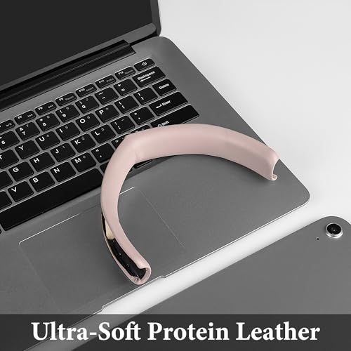 Geekria Protein Leather Headband Pad Compatible with Bose QuietComfort Ultra Headphones, Replacement Band Repair Part (Sandstone) - color: Sandstone