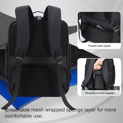 GDNasist Game Console Backpack Compatible with PS5/PS5 Pro/PS5 Slim - style: Front-opening Style