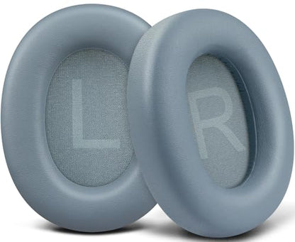 SOULWIT Earpads for TOZO HT2/HT3 Headphones, Ear Pads Cushions with Softer Protein Leather, Noise Isolation Foam - Blue - color: Blue