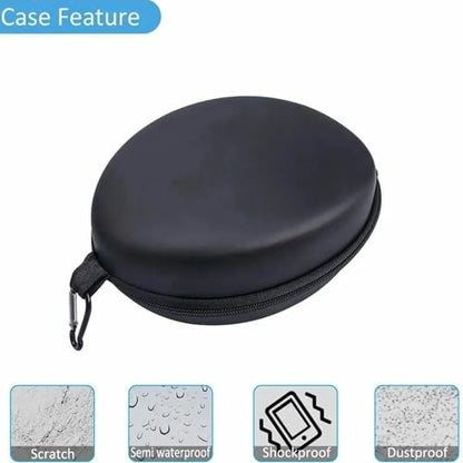 Headphone Case, Hard Shell Carrying Case for Over Ear Headphones Large Travel Bag Shockproof Scratch Resistant Portable Hard Travel Case Protective Carrying Storage Bag for Folding Headsets