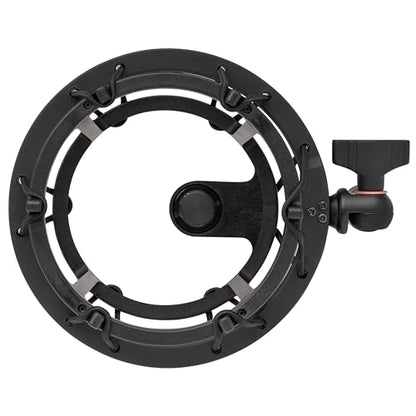 Focus Pro Audio Shock Mount for Blue Yeti and Yeti Pro Microphones (Black) - Shock Mount Mic Holder for Anti Vibration Noise Isolation - Blue Yeti & Yeti Pro Boom Arm Compatible Mic Stand