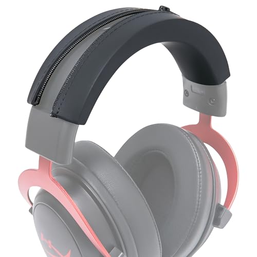 WC BandZ Cloud - Silicone Headband Cover for HyperX Cloud Series Headphones by Wicked Cushions | Enhanced Comfort, Style, & Sweat Protection | Exclusively for HyperX Cloud Series | Black - color: Black
