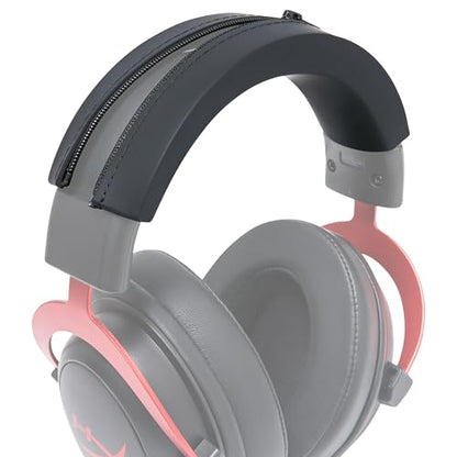 WC BandZ Cloud - Silicone Headband Cover for HyperX Cloud Series Headphones by Wicked Cushions | Enhanced Comfort, Style, & Sweat Protection | Exclusively for HyperX Cloud Series | Black - color: Black