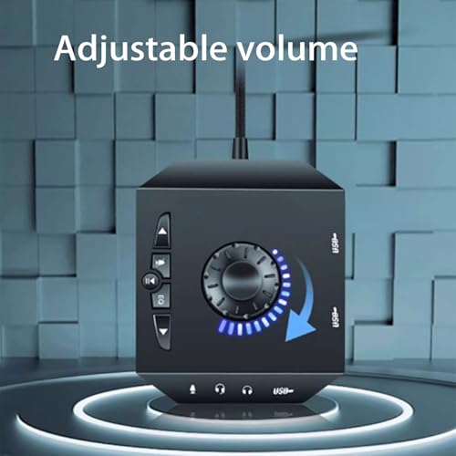 USB External Sound Card Plugs and Play Adapter Not Driver Required for Desktop PC Laptop USB Card - color: Or